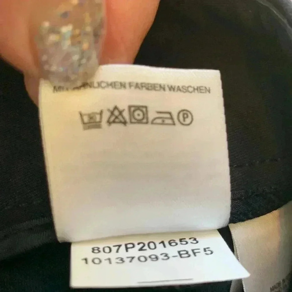 John New York Signature Petite Navy Blue Stretchy  Bermuda Shorts - Picture 7 of 8